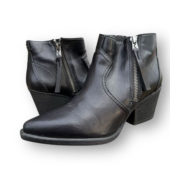 Sam Edelman Whistler Black Pointed Toe Ankle Bootie Woimen's size 6 - Picture 3 of 16
